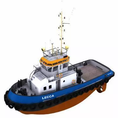 Harbour Tug - 01 - 3D model_0