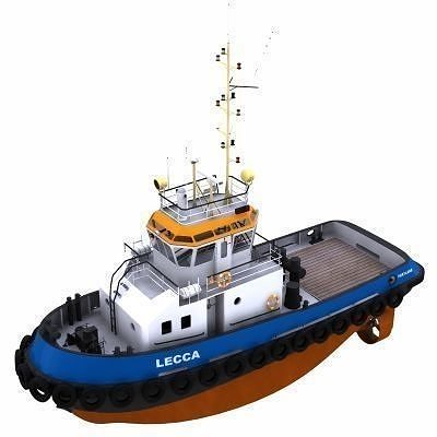 Harbour Tug - 01 - 3D model