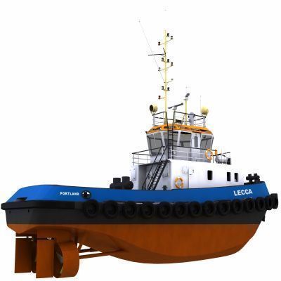 Harbour Tug - 01 - 3D model_1