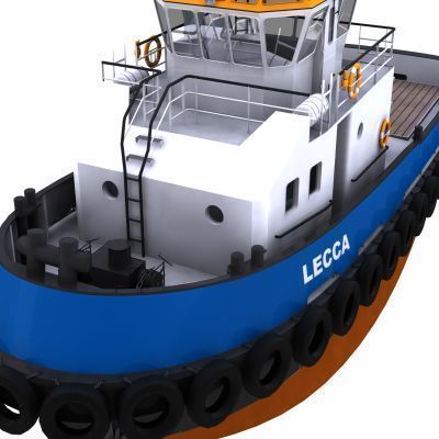 Harbour Tug - 01 - 3D model_2