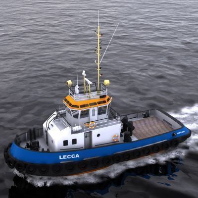 Harbour Tug - 01 - 3D model_8