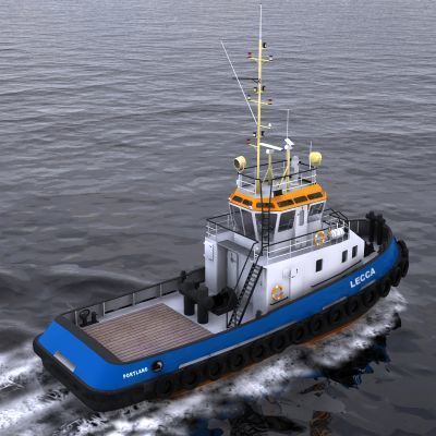 Harbour Tug - 01 - 3D model_7
