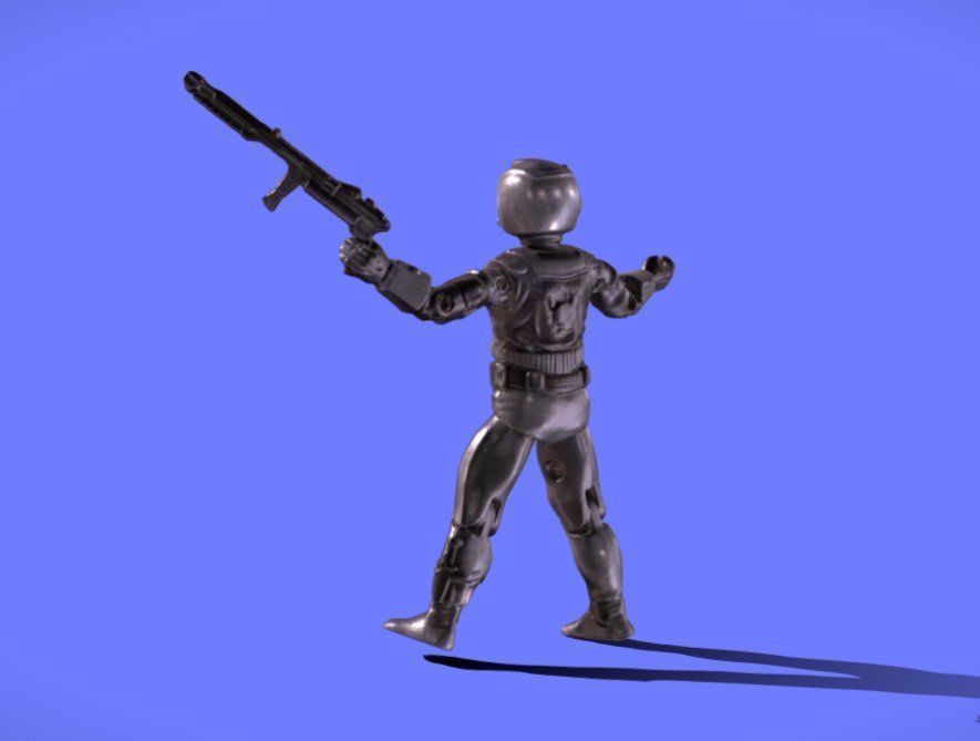 1985 GI-JOE COBRA-FROGMAN - 3D SCAN 3D print model_2