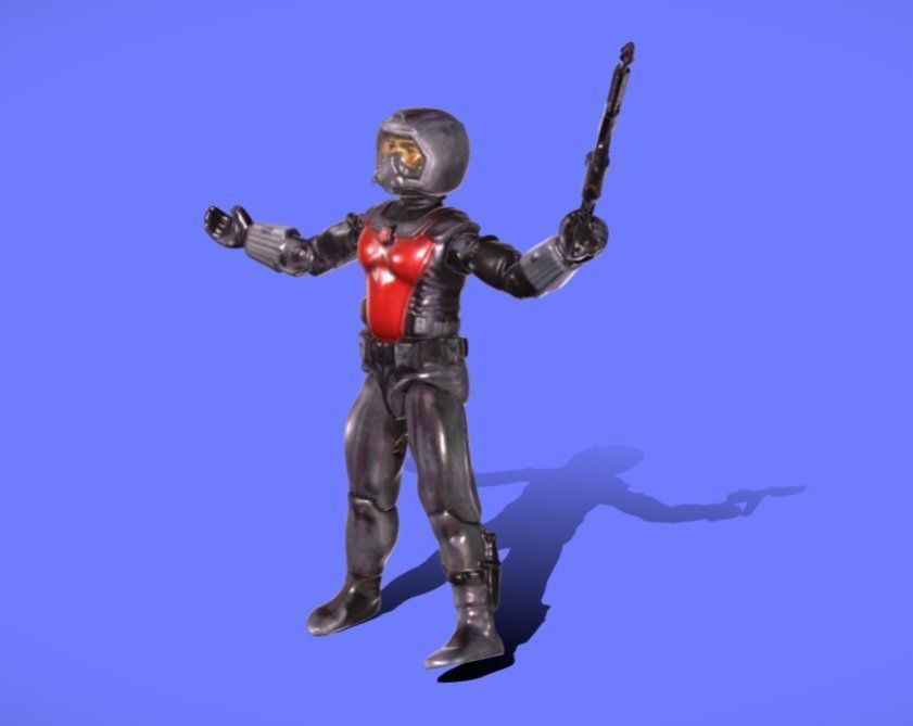 1985 GI-JOE COBRA-FROGMAN - 3D SCAN 3D print model_1