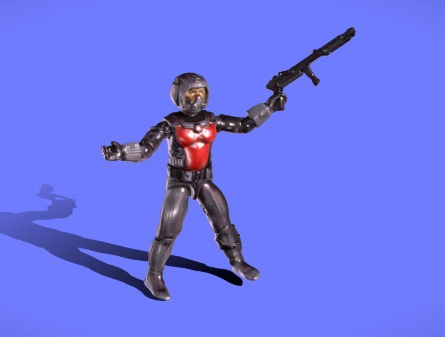 1985 GI-JOE COBRA-FROGMAN - 3D SCAN 3D print model_4