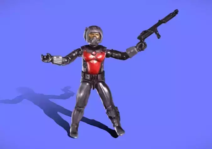 1985 GI-JOE COBRA-FROGMAN - 3D SCAN