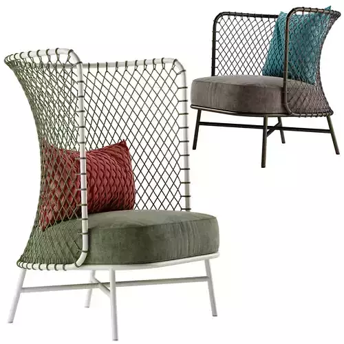 Roberti Charme armchair 3D model