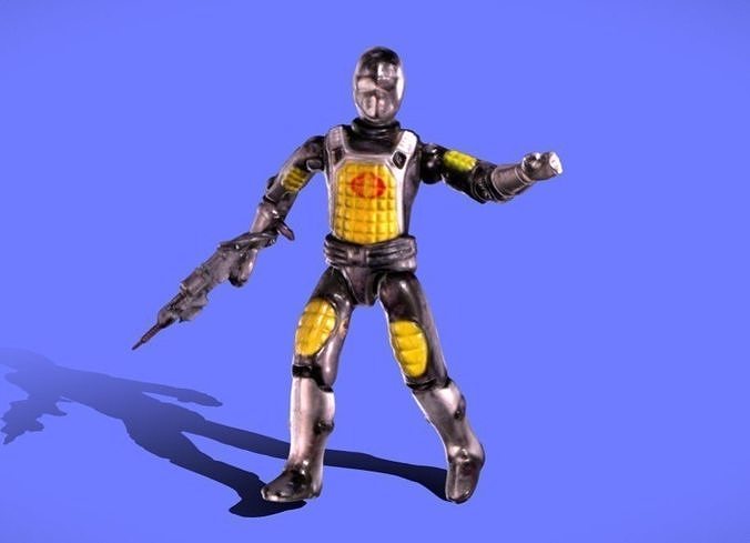 1986 GI-JOE COBRA-DE-ACO - 3D SCAN 3D print model