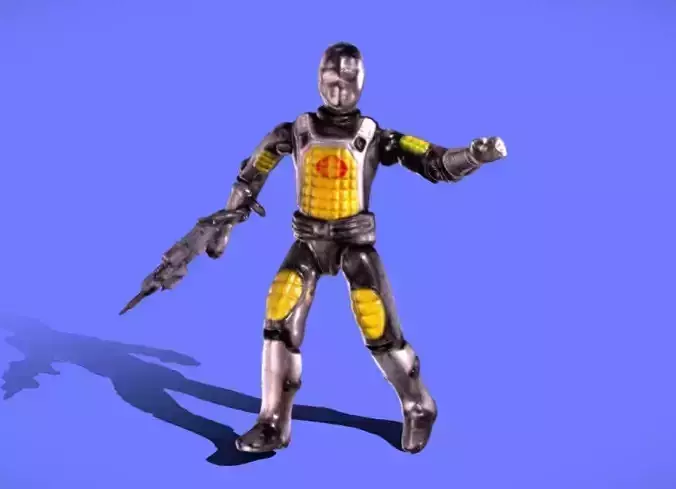 1986 GI-JOE COBRA-DE-ACO - 3D SCAN