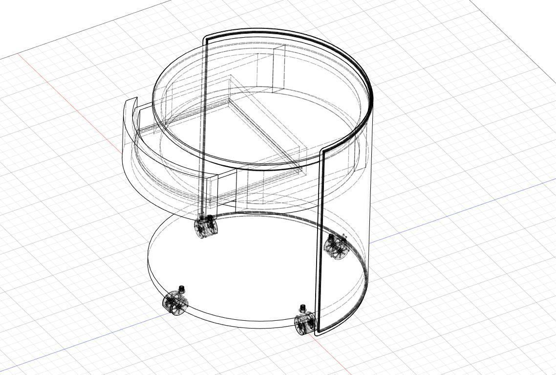 Camerich Harmon Round Coffee Table 3D model_6