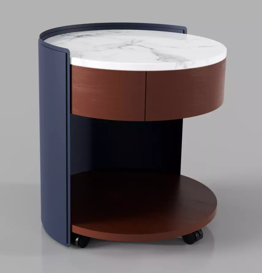 Camerich Harmon Round Coffee Table 3D model_0