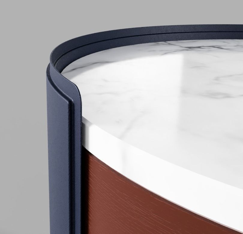 Camerich Harmon Round Coffee Table 3D model_3