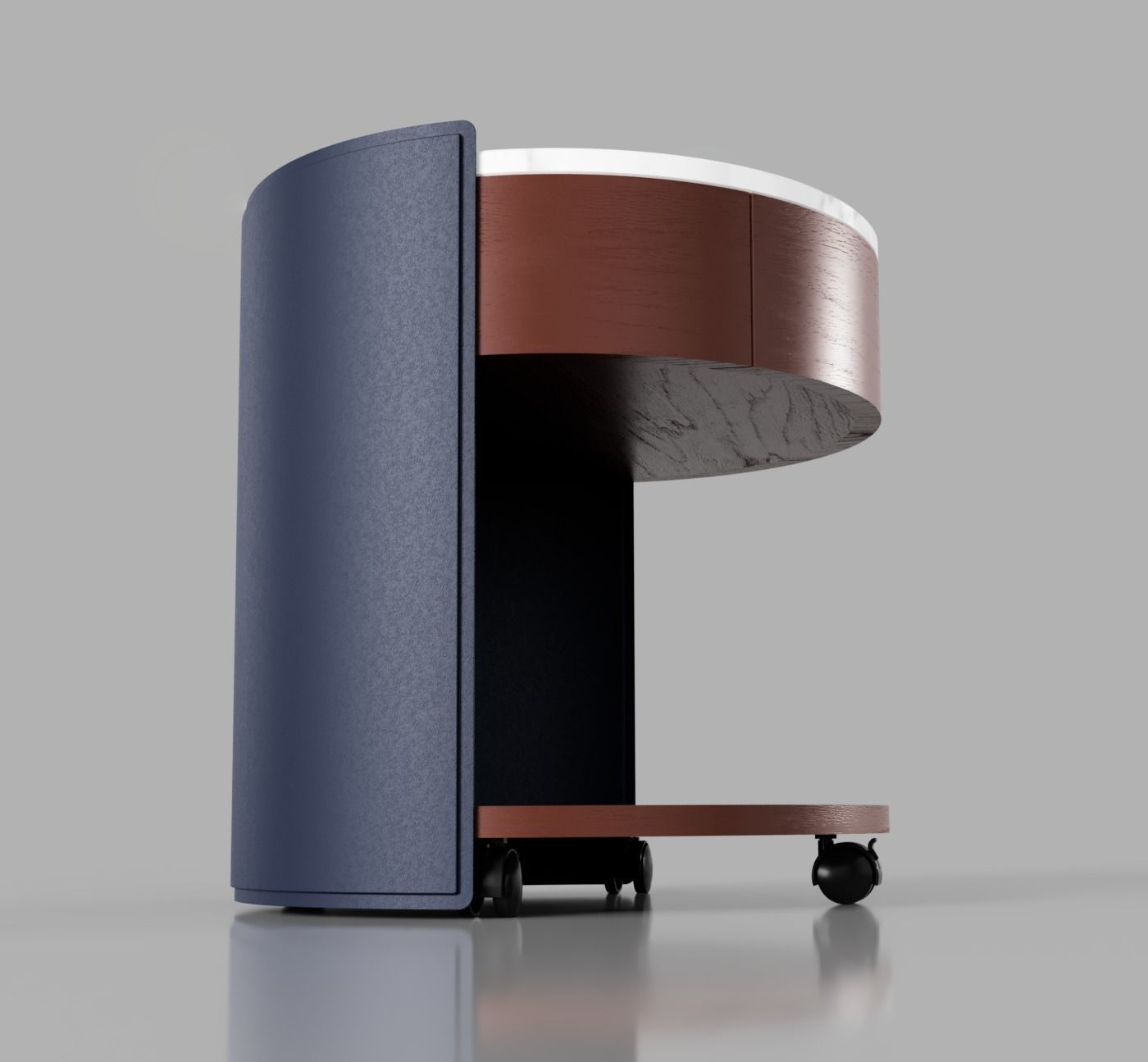 Camerich Harmon Round Coffee Table 3D model_2