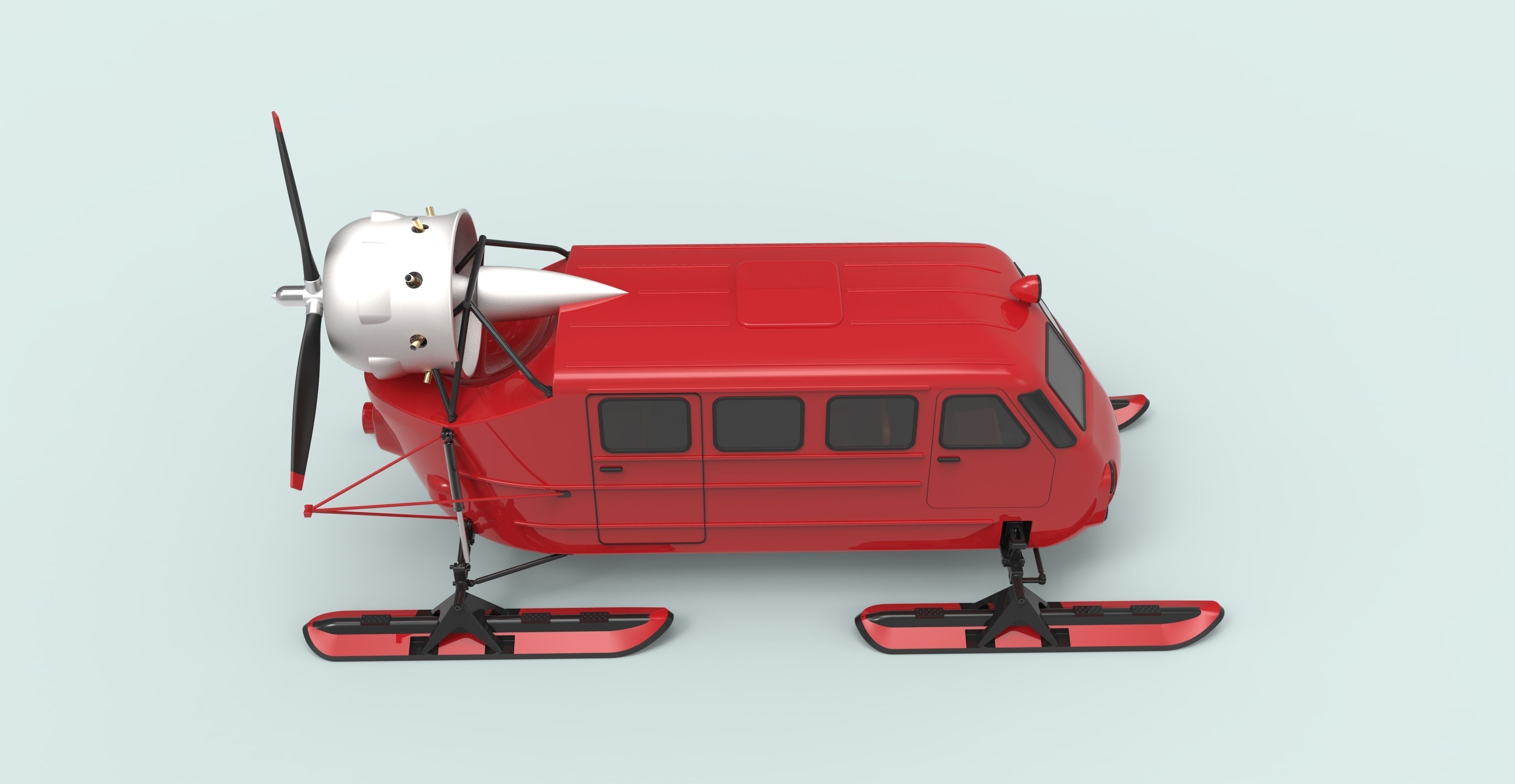 Aerosleds Ka-30 3D model_7