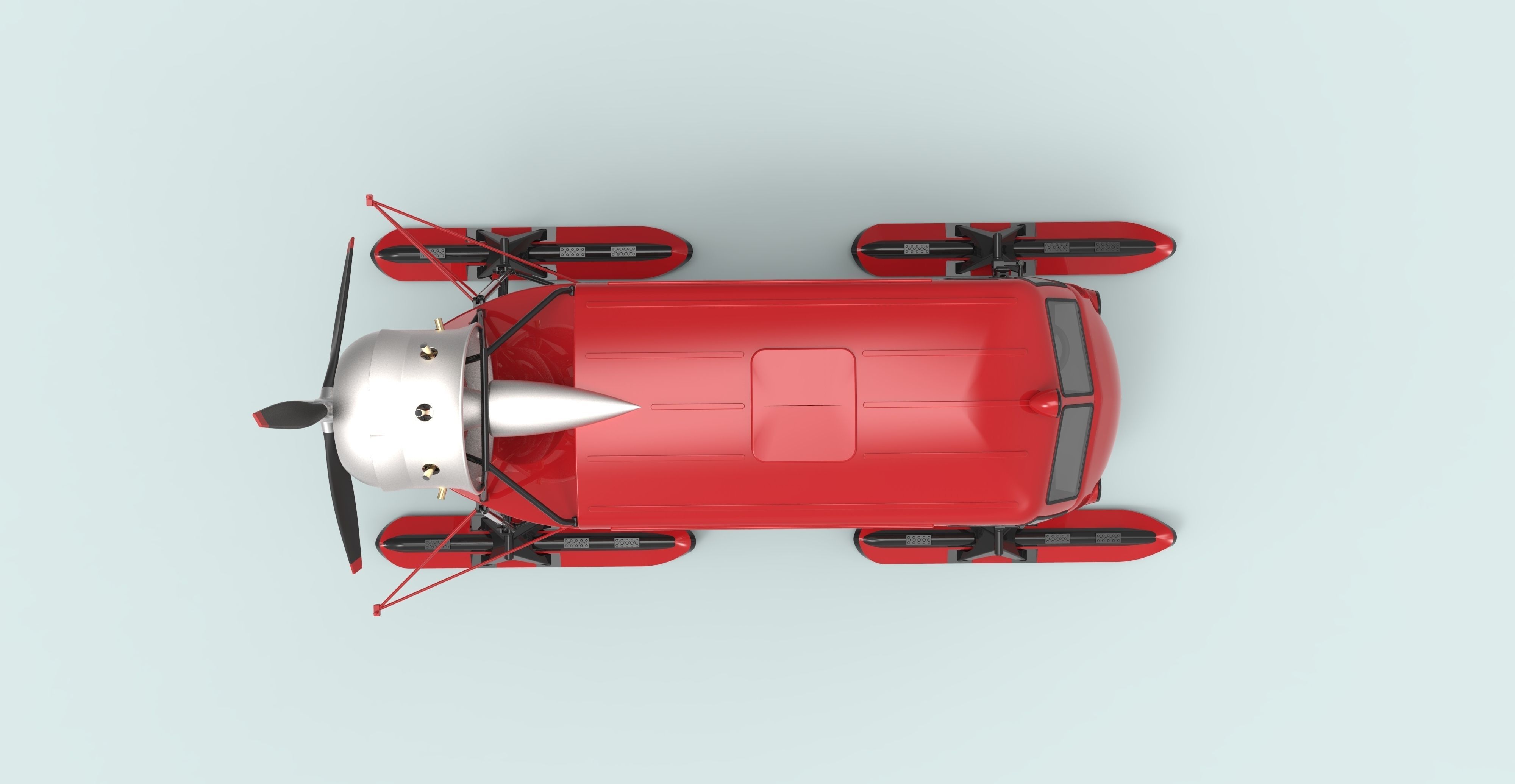Aerosleds Ka-30 3D model_8