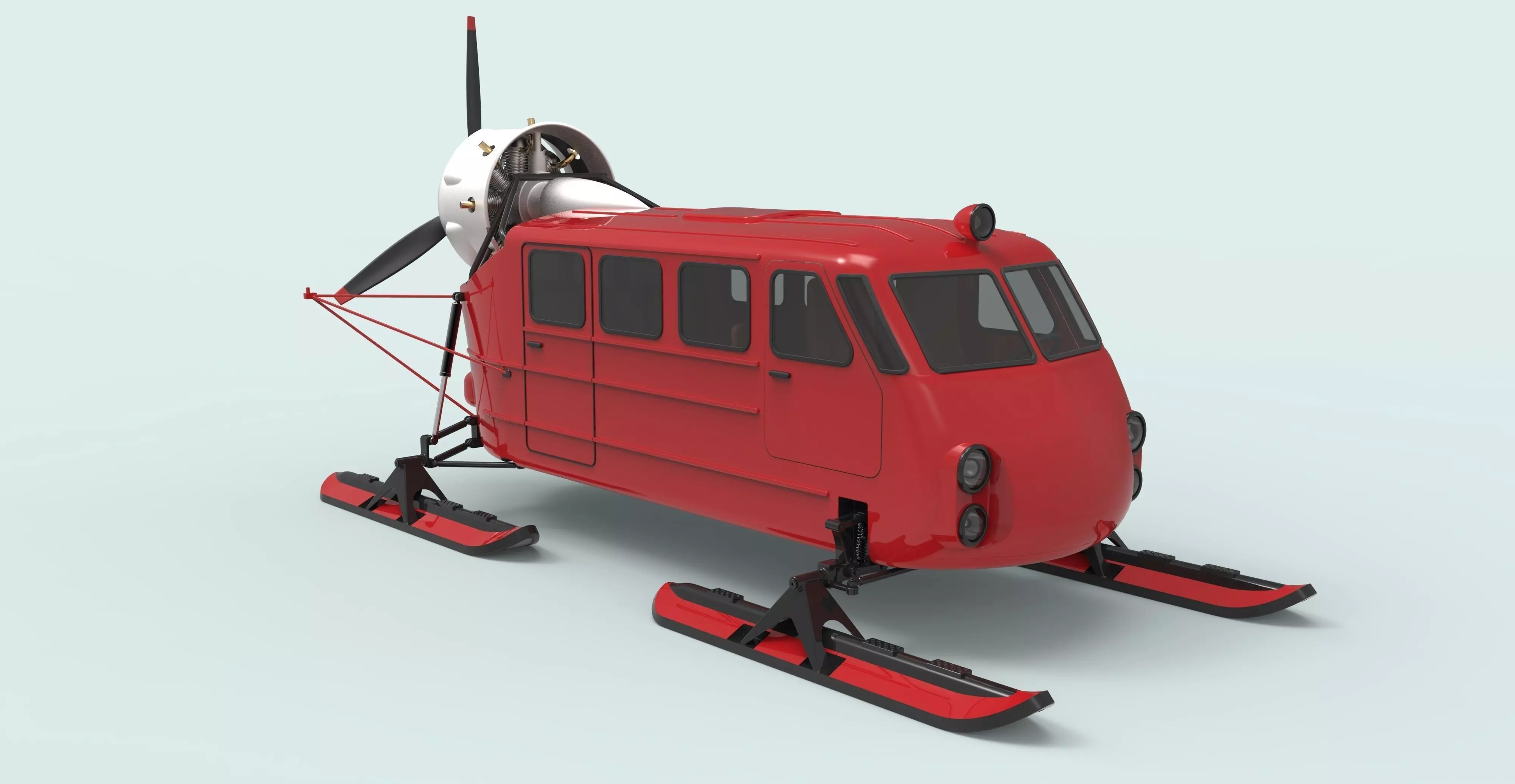 Aerosleds Ka-30 3D model_0