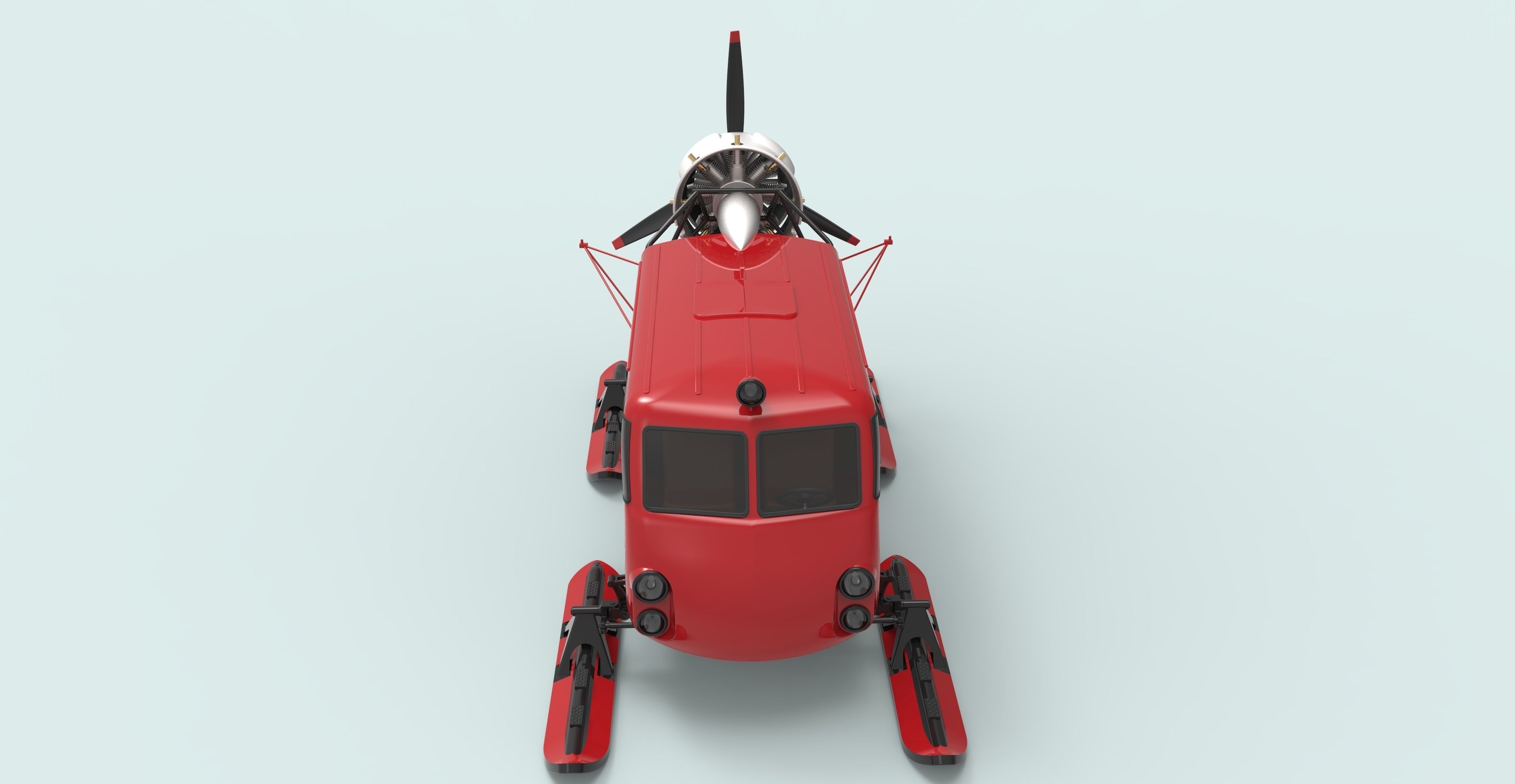 Aerosleds Ka-30 3D model_4