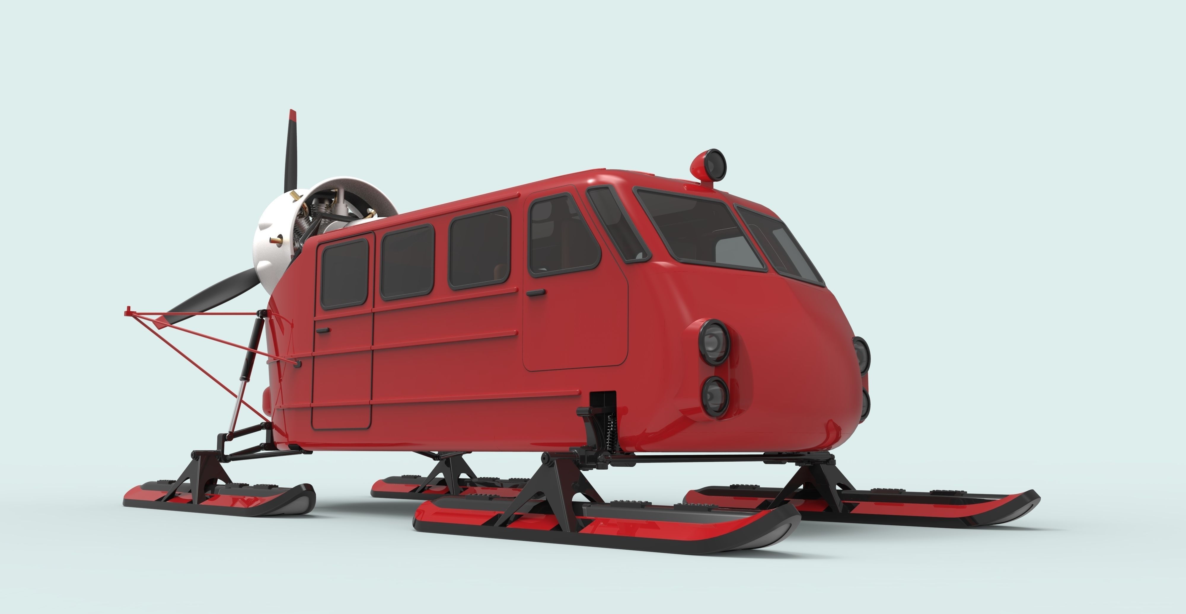 Aerosleds Ka-30 3D model_1