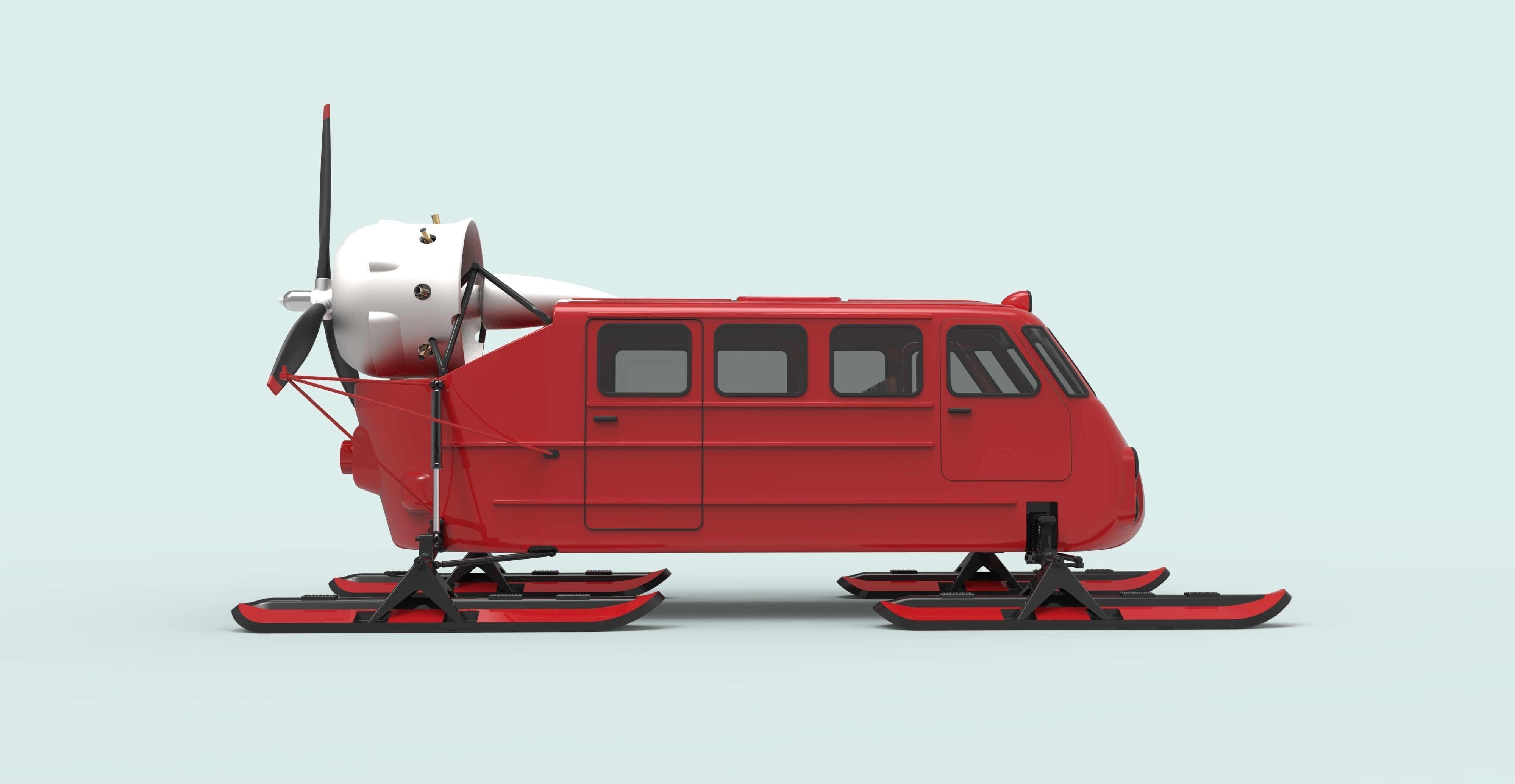 Aerosleds Ka-30 3D model_6