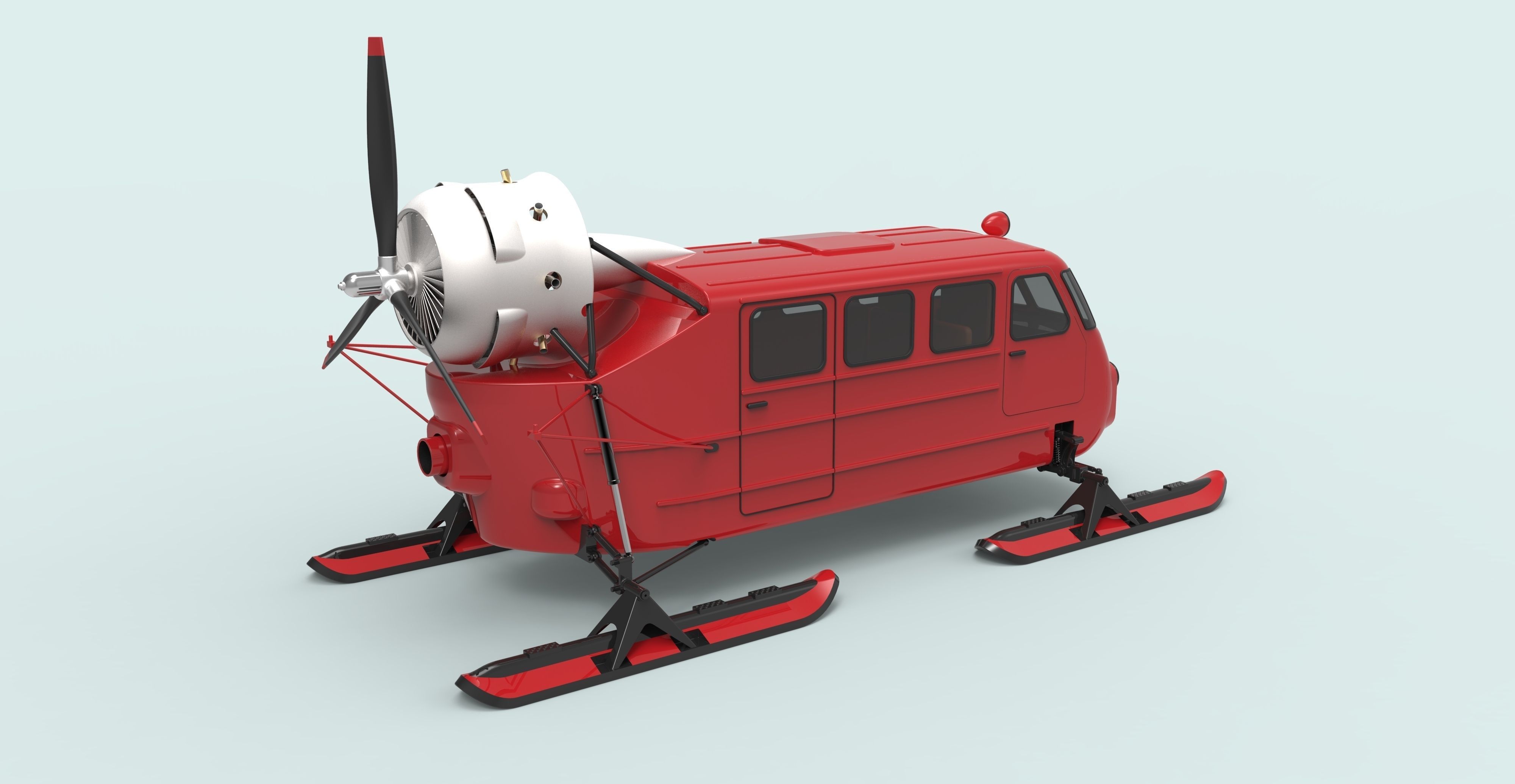 Aerosleds Ka-30 3D model_10