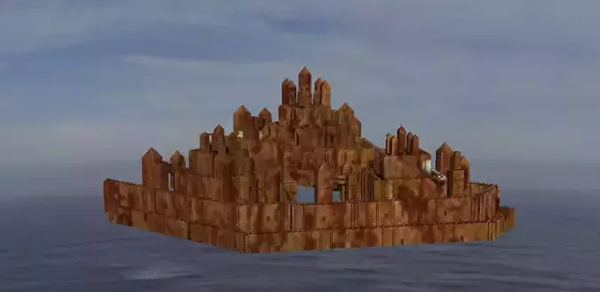 Castle model Toy 3D model