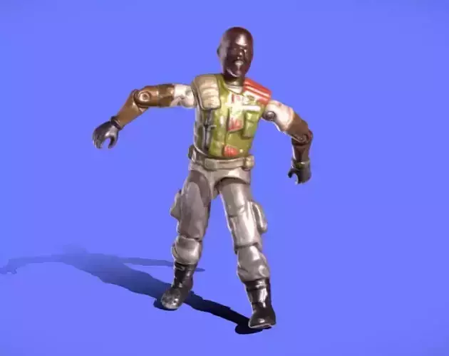 1986 GI-JOE ROADBLOCK-v2 - 3D SCAN