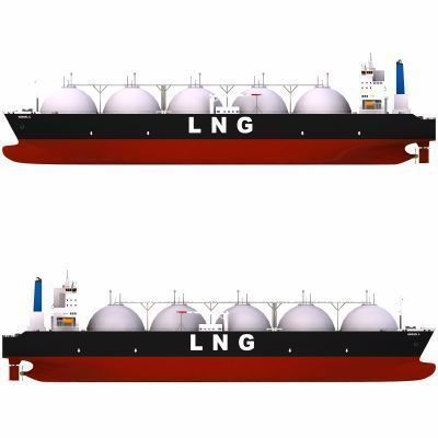 LNG Tanker - 01 - 3D model_3