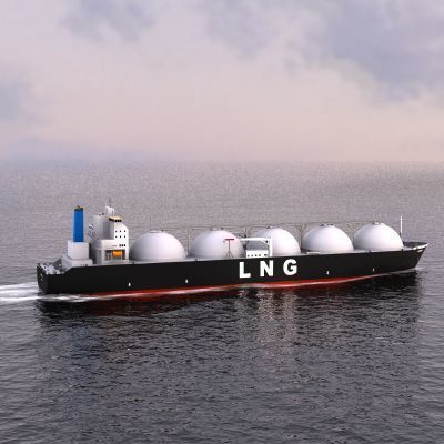 LNG Tanker - 01 - 3D model_9