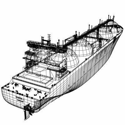 LNG Tanker - 01 - 3D model_11