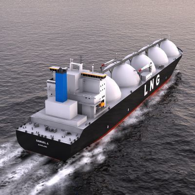 LNG Tanker - 01 - 3D model_7