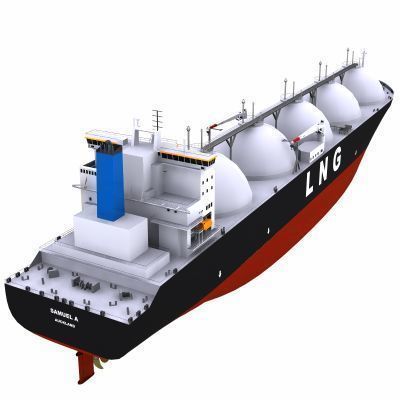 LNG Tanker - 01 - 3D model_1