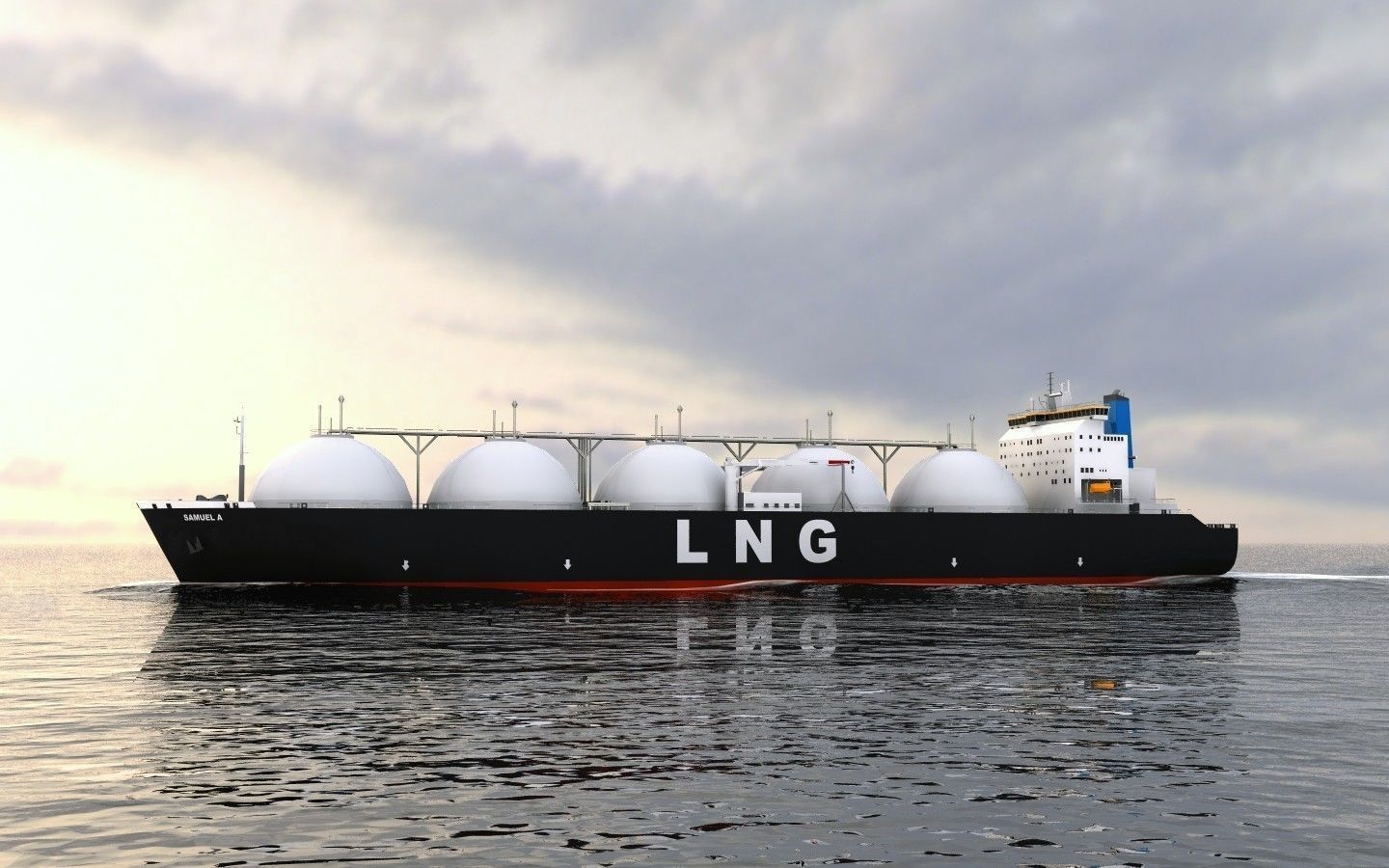LNG Tanker - 01 - 3D model_13