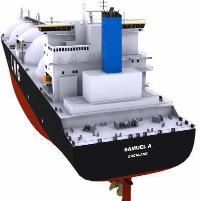 LNG Tanker - 01 - 3D model_2