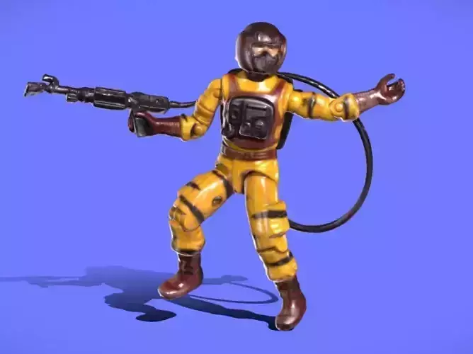 1989 GI-JOE Ant-Radiation Tiger - 3D SCAN