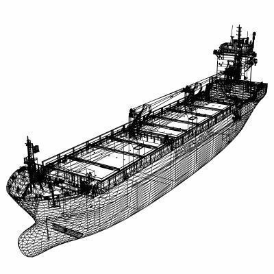 Multi-Purpose Cargo Vessel - 01 - 3D model_8