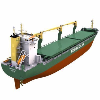 Multi-Purpose Cargo Vessel - 01 - 3D model_1
