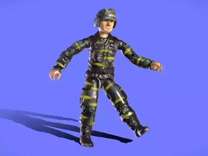 1989 GI-JOE Tigre-da-Selva - 3D SCAN