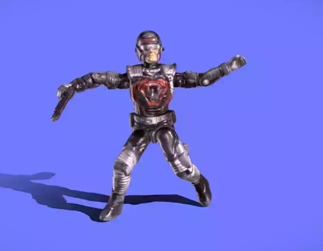 1994 GI-JOE Abutre- Negro - 3D SCAN