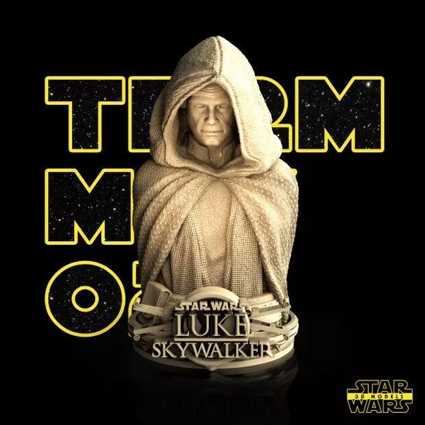 Luke Bust - Tested and Ready for 3D printing Free 3D print model