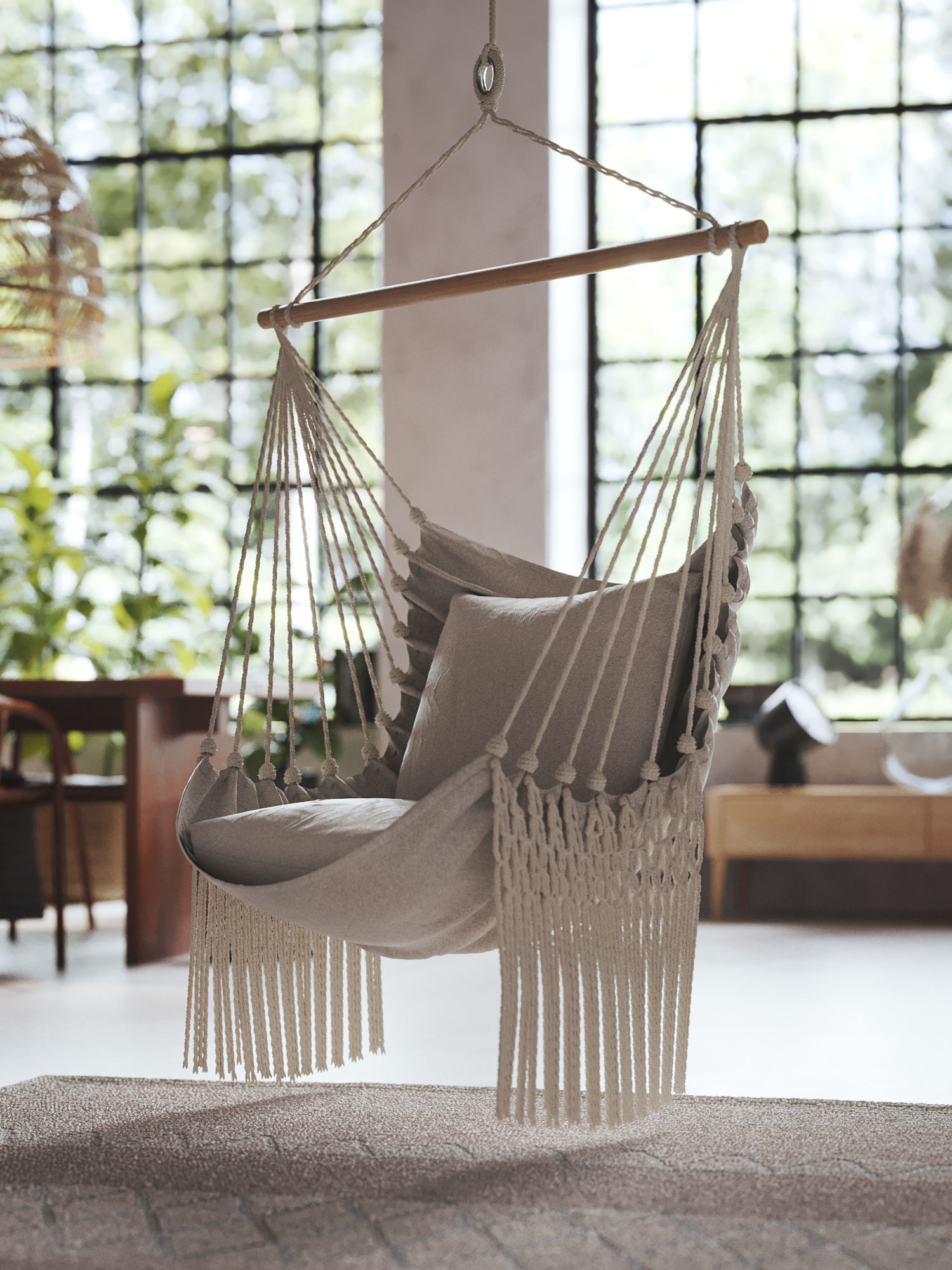 Boho Design Interior Scene for Cinema 4D and Corona Renderer 3D model_7