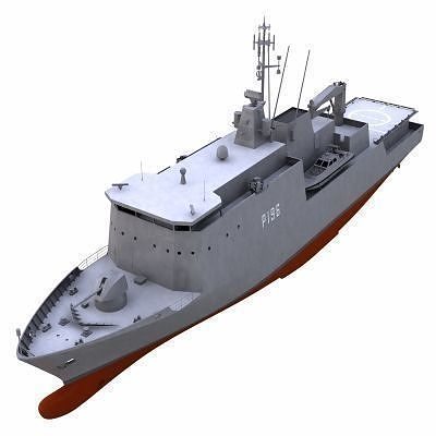Offshore Patrol Vessel - 01 - 3D model