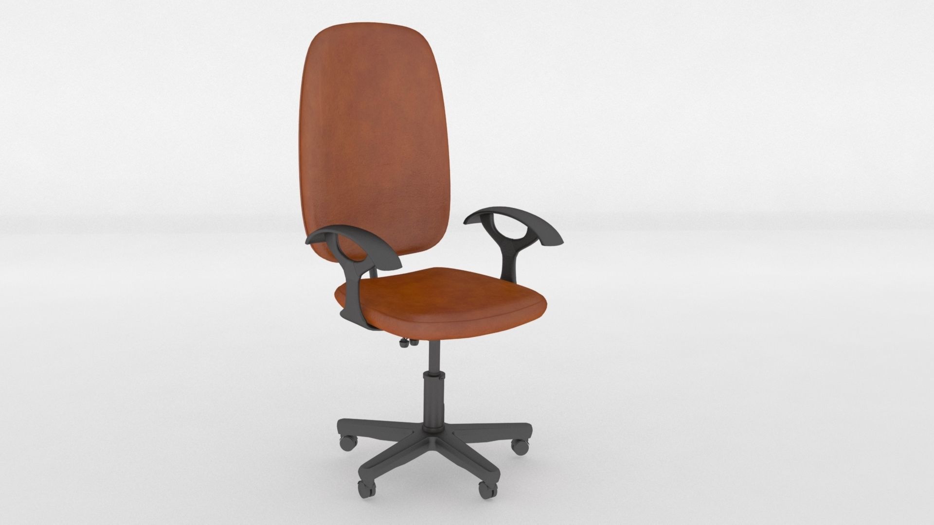 Chair model 2 office 3D model_7