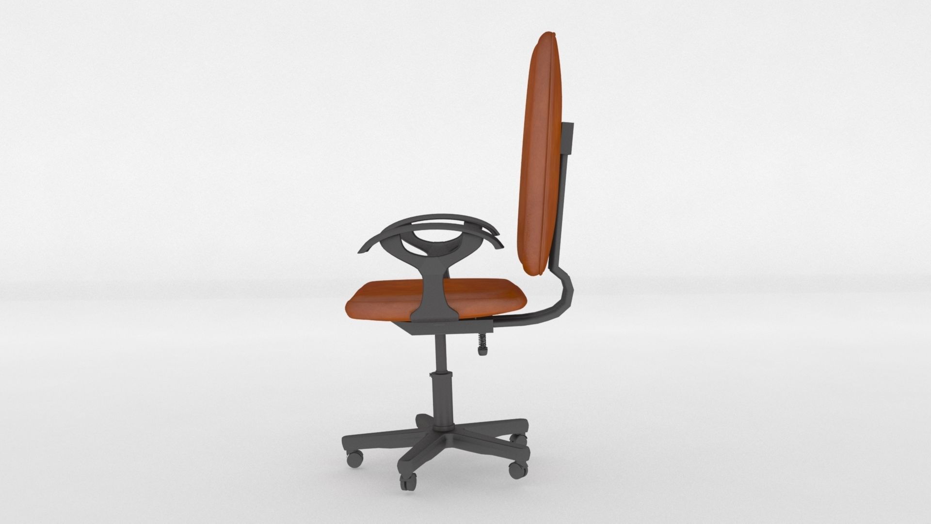 Chair model 2 office 3D model_9