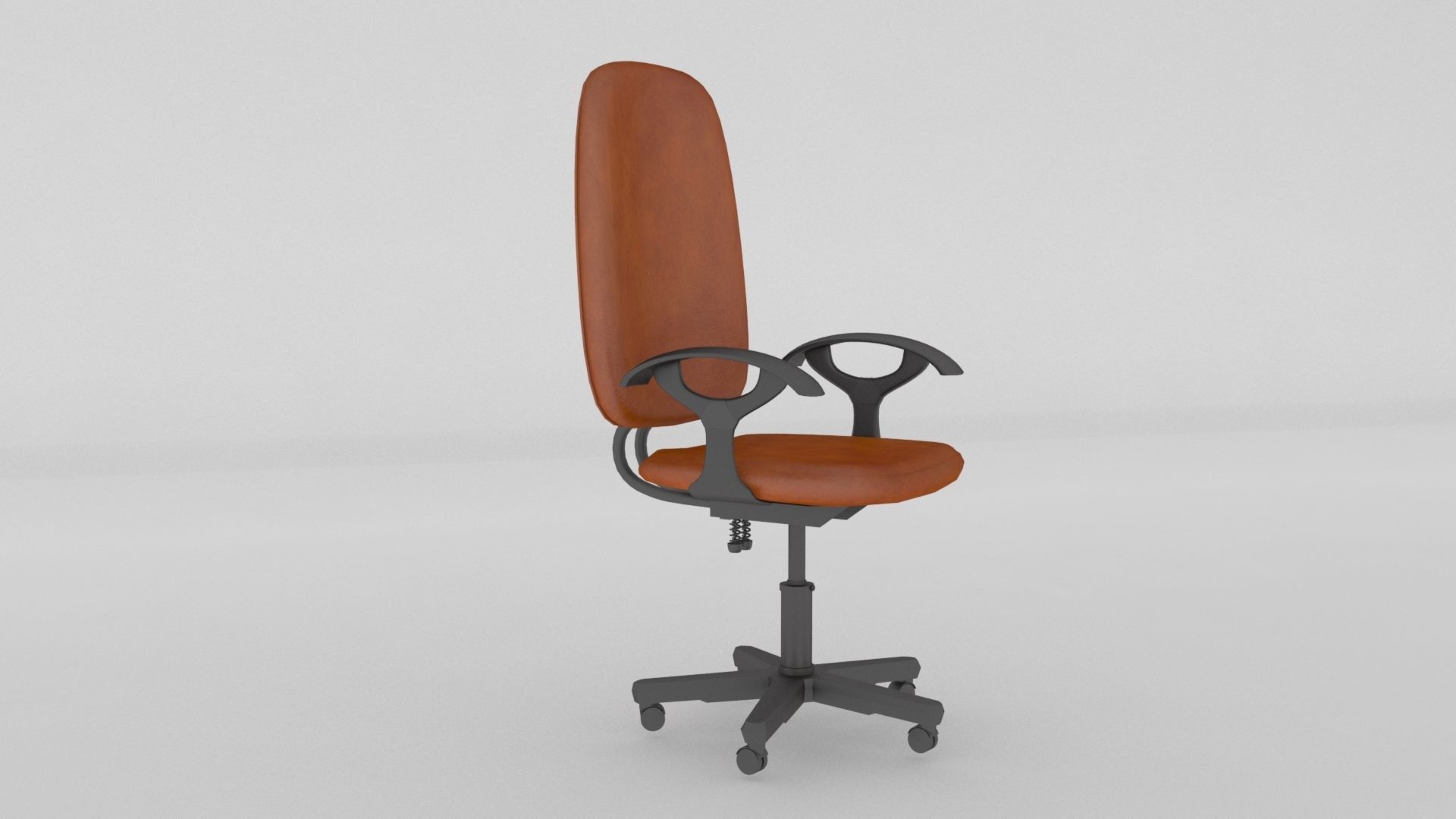 Chair model 2 office 3D model_3