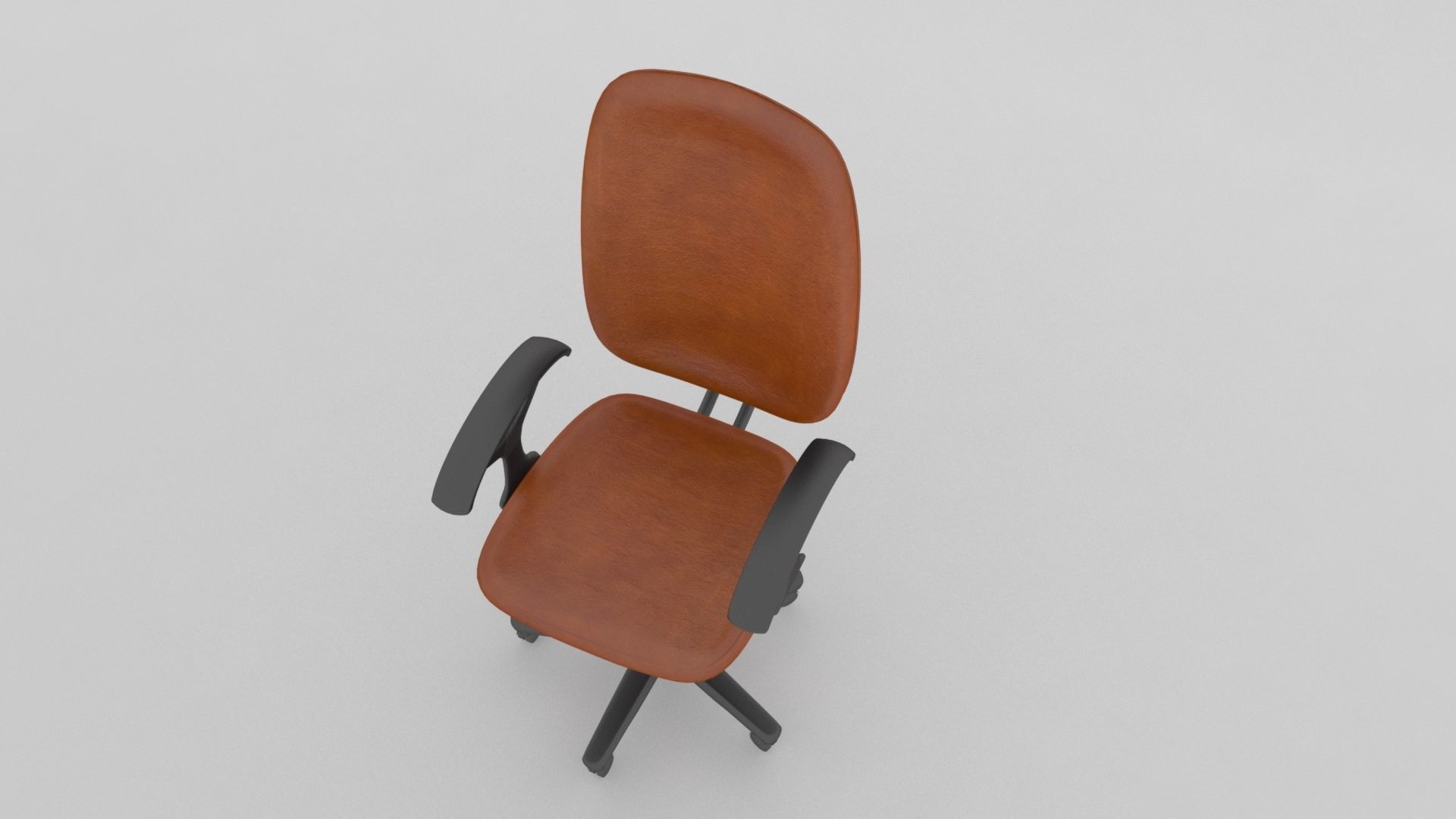 Chair model 2 office 3D model_6