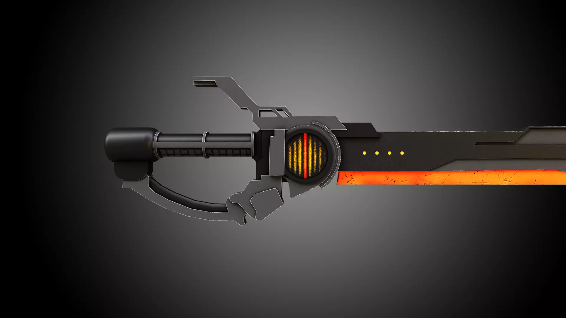 Sci-Fi Sword V7 Low-poly 3D model_0