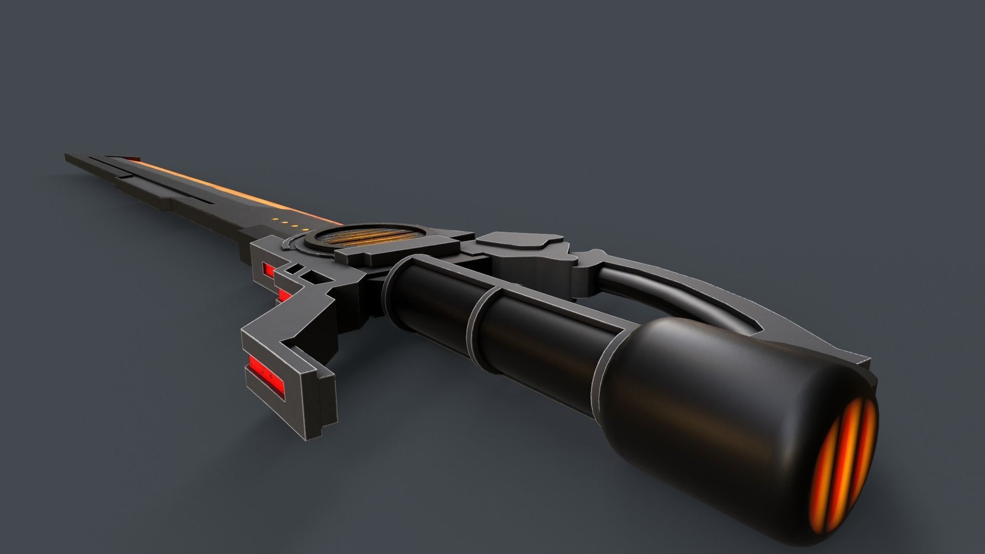 Sci-Fi Sword V7 Low-poly 3D model_22