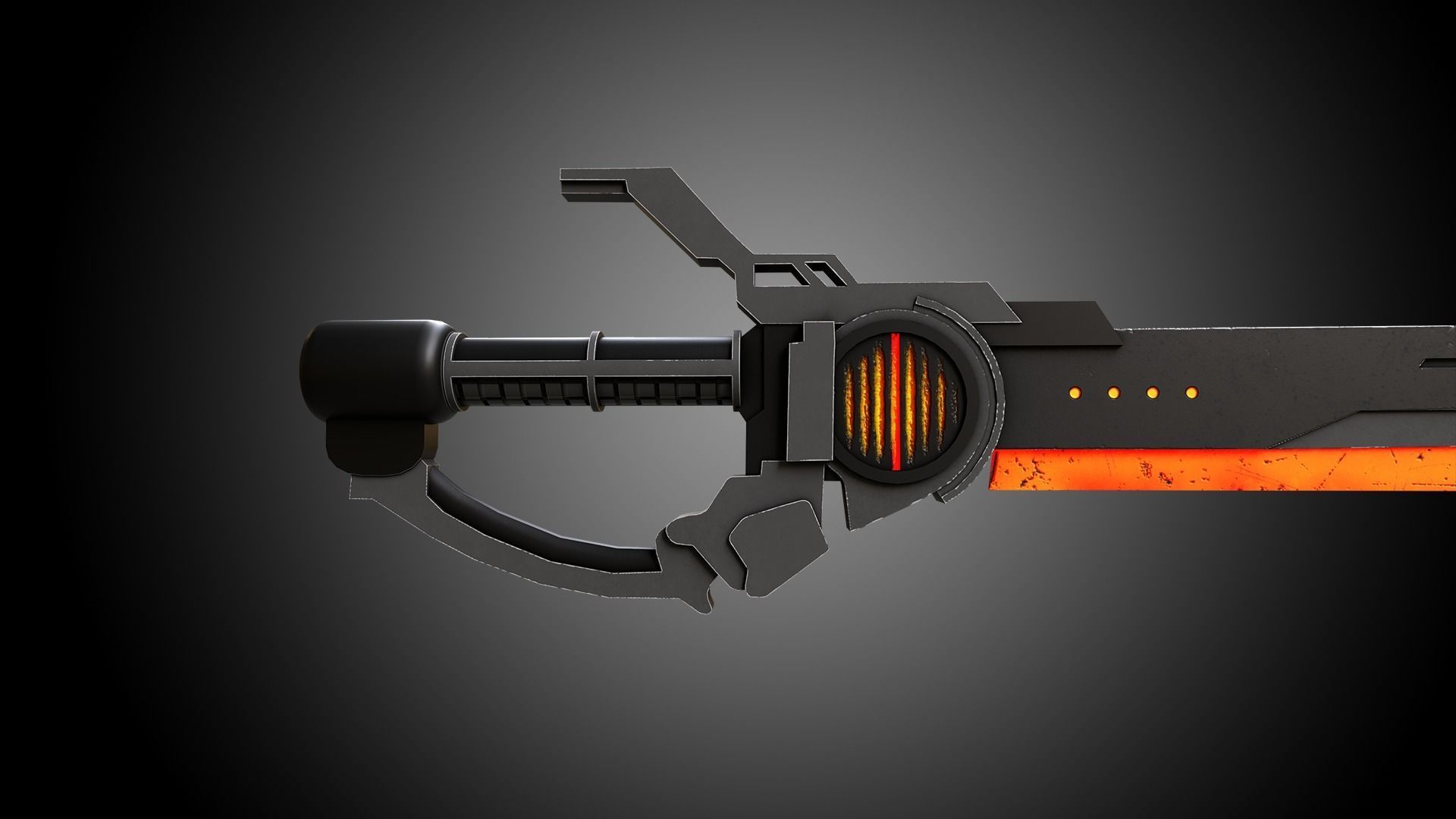Sci-Fi Sword V7 Low-poly 3D model_2