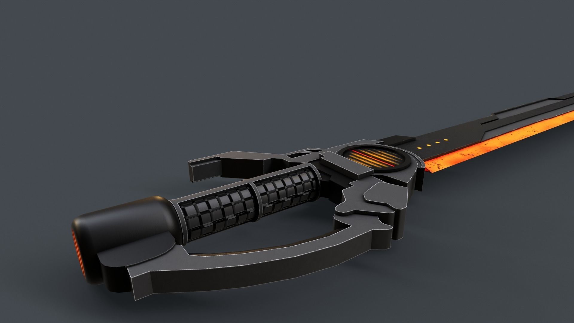 Sci-Fi Sword V7 Low-poly 3D model_5
