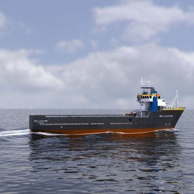 Platform Supply Vessel - 01 - 3D model_8